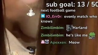 Igumdrop Asian Twitch Streamer Nipple Slip On Livestream