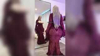 Lowkeydeadinside Ass Clapping Ppv In Gothic Red Dress Onlyfans