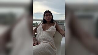 Mia Khalifa Ppv Tits Falling Out While She Smoking And Drinking Wine Onlyfans