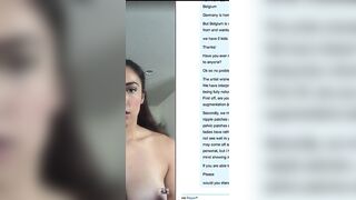 Brunette Boutinela Strips Nude For Talent Scout