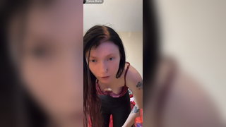 Tianna Murtz TikTok live stream full tit and pierced nipple slip