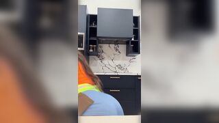 Cece Rose Teases In Her Sexy Hardhat And Tiny Top