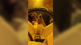 Inspireerotics AKA Octavia Marlowe Cowgirl Ride On A Mirror Sticked Dildo Onlyfans