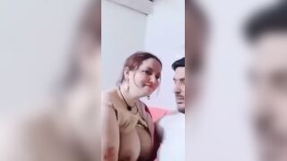 Kashmiri Wife With Big Tits Caught In Leaked Home Video