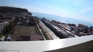 Pela G Enjoys Public Balcony Fucking With A Russian Hottie