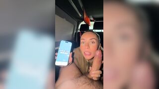 Bonnie Blue Sloppy Blowjob In Van First Bg After Birth Of Her Baby