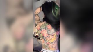 Thewickedlady AKA Michelle Dee Slips Nude Nipples While Showing Her Tattoo Onlyfans