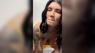 Miyaacacia AKA Miya Ulatowski In Yellow Dress Drop Both Her Nipples Out Onlyfans