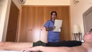 Yasmina Khan Seduces Her Patient In A Hospital Bed