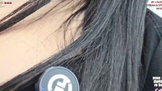 Nina Lin Twitch Streamer Huge Boobs Cleavage On Livestream Closeup